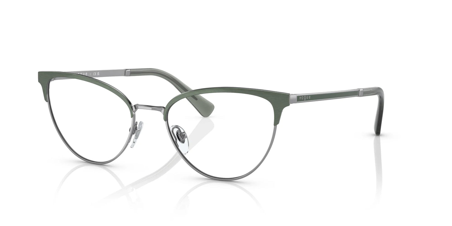 Vogue VO4250 Eyeglasses Top Brushed Green / Gunmetal