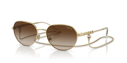Vogue VO4254S Sunglasses Gold / Gradient Brown