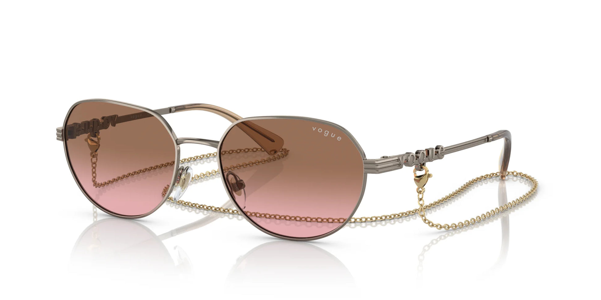 Vogue VO4254S Sunglasses Light Brown / Pink Gradient Brown