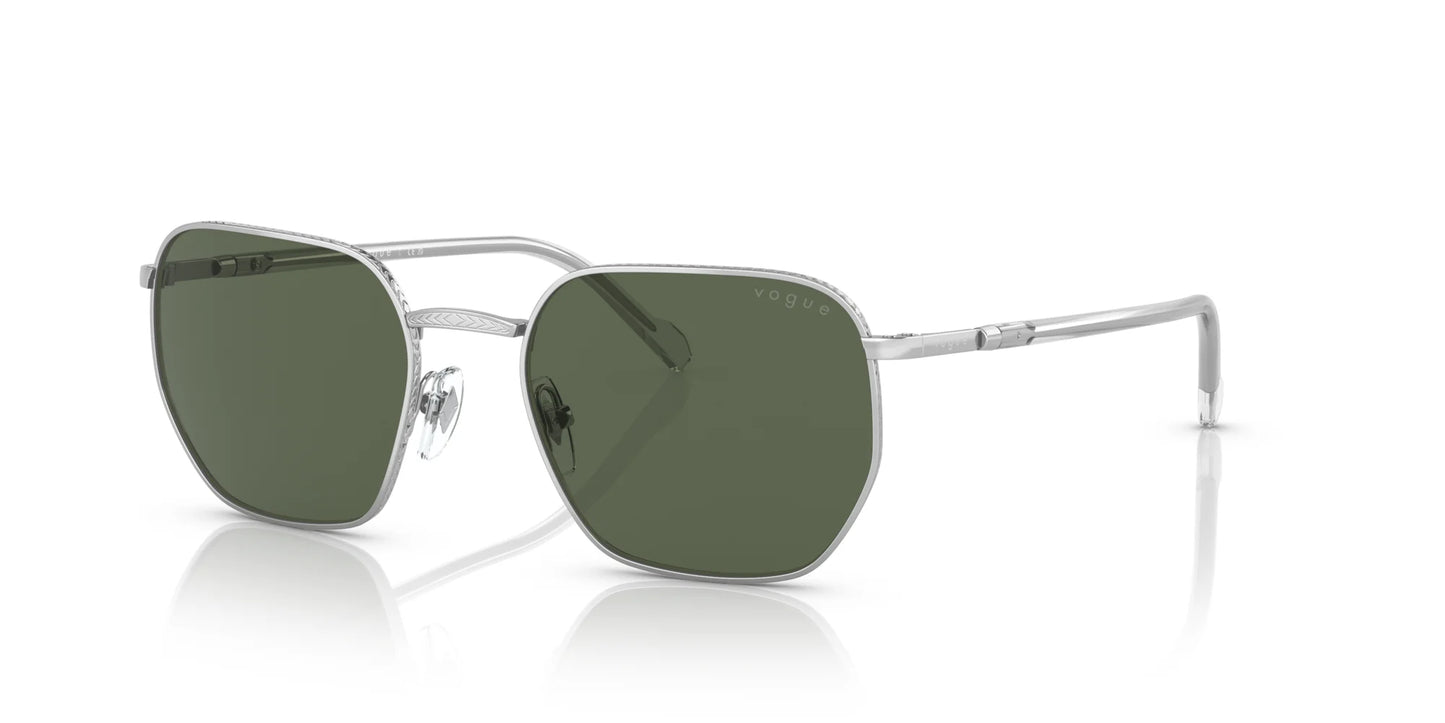 Vogue VO4257S Sunglasses Silver / Dark Green