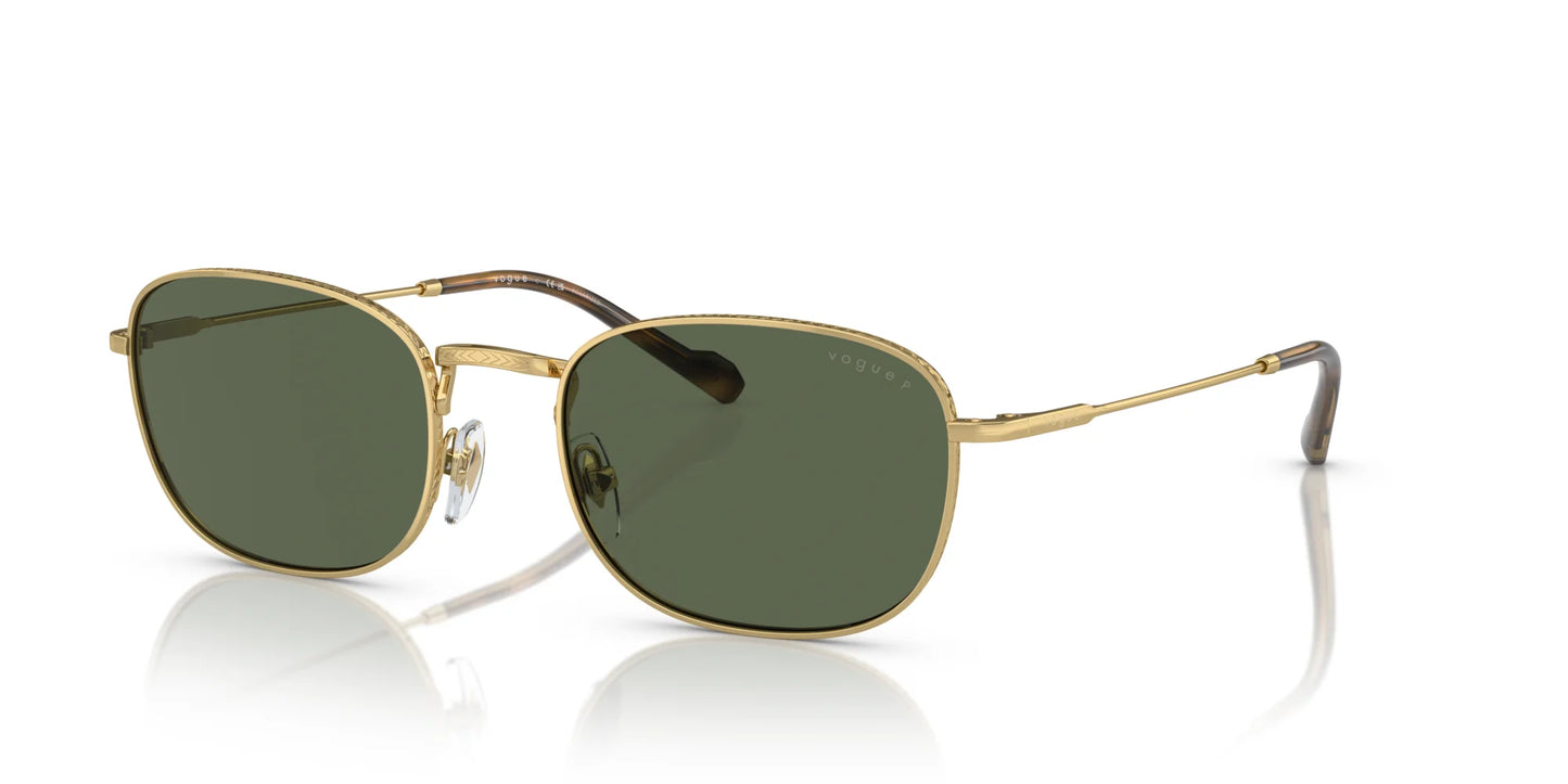 Vogue VO4276S Sunglasses Gold / Dark Green Polarized