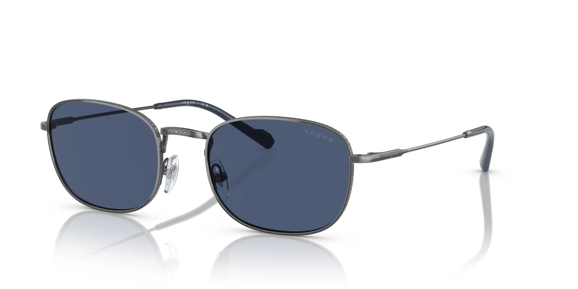 Vogue VO4276S Sunglasses Silver Antique / Dark Blue