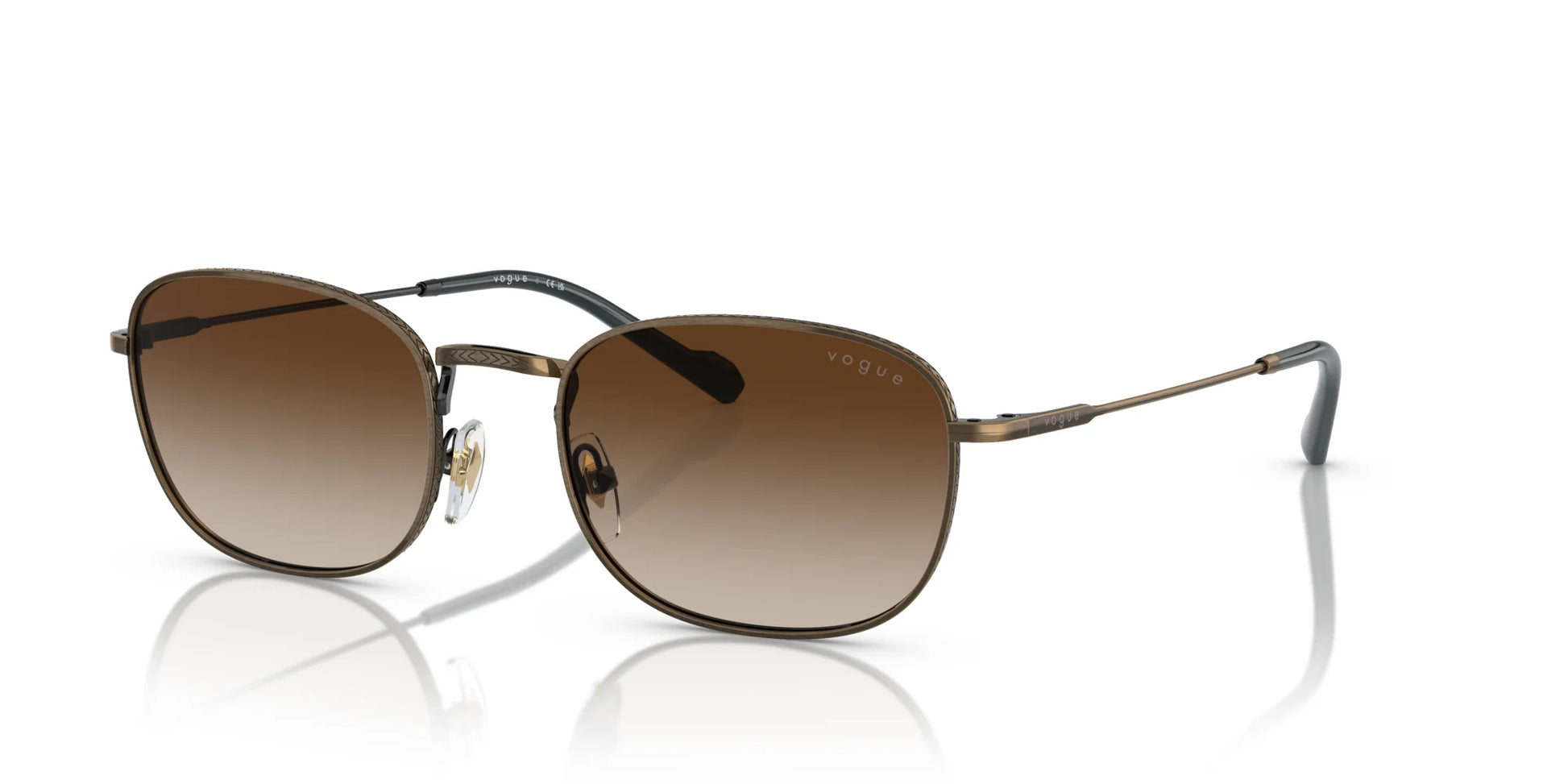 Vogue VO4276S Sunglasses Gold Antique / Gradient Brown