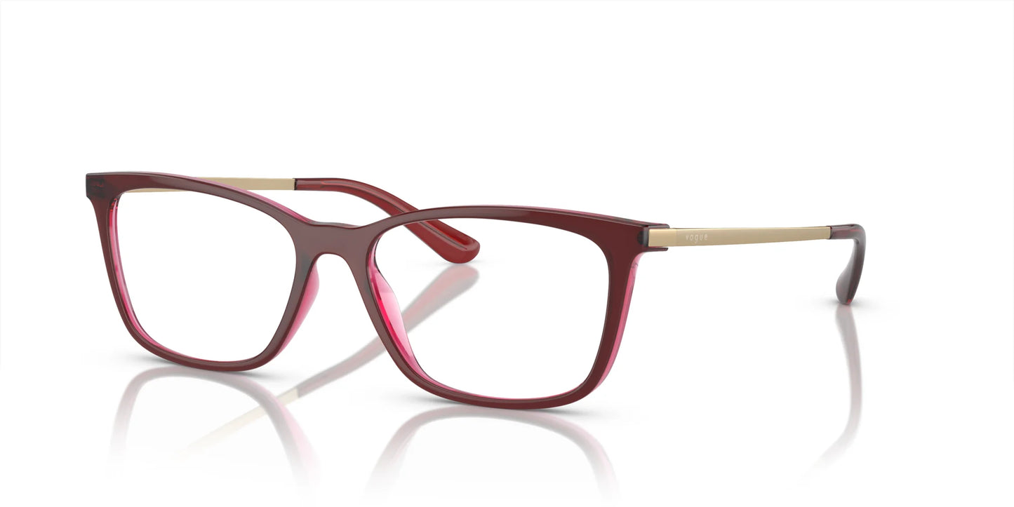 Vogue VO5224 Eyeglasses Top Bordeaux / Transparent Red