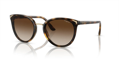 Vogue VO5230S Sunglasses Dark Havana / Brown Gradient
