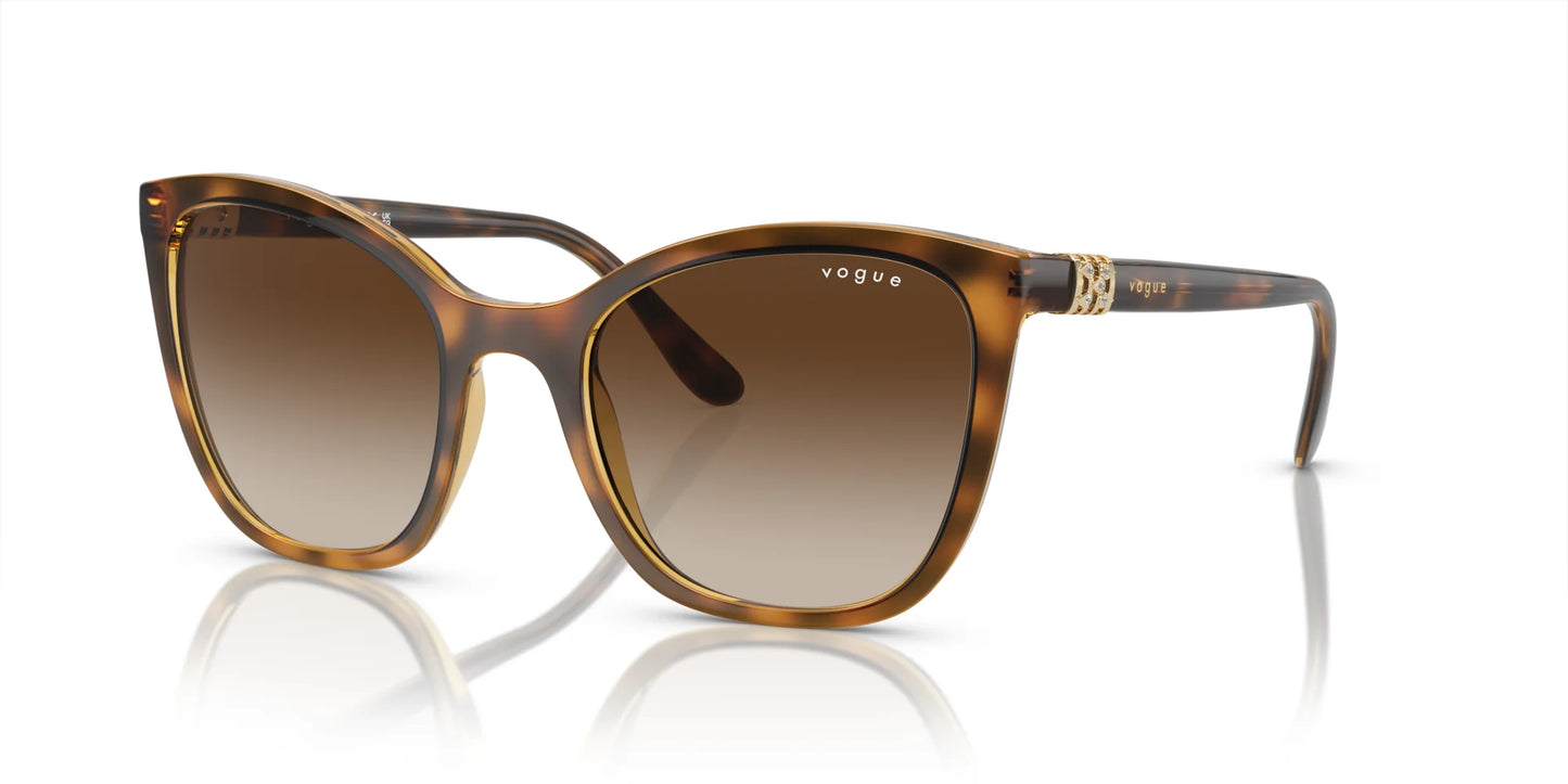 Vogue VO5243SB Sunglasses Dark Havana / Brown Gradient