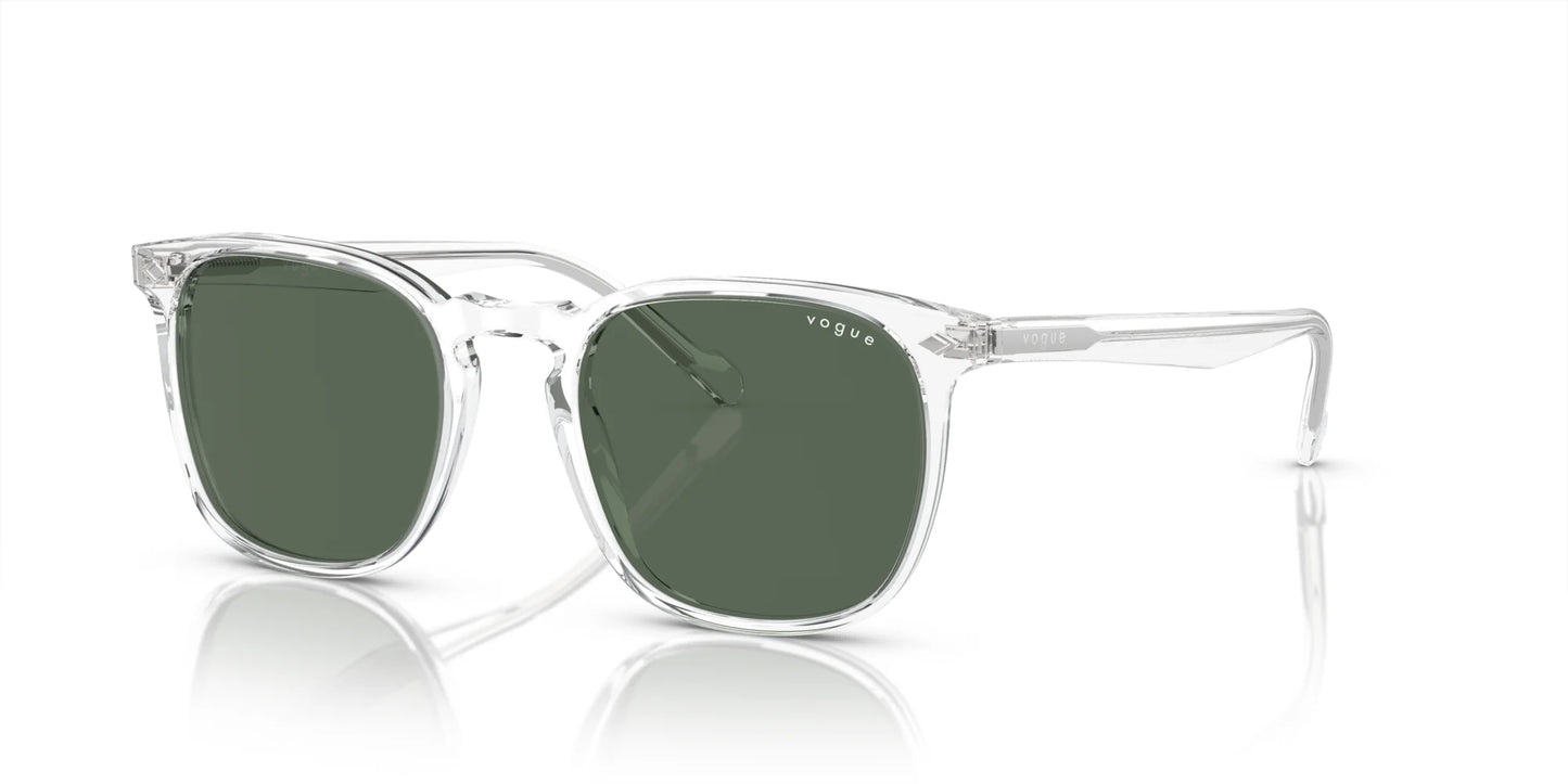 Vogue VO5328S Sunglasses Transparent / Dark Green
