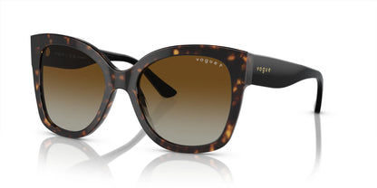 Vogue VO5338S Sunglasses Dark Havana / Brown Gradient Polar