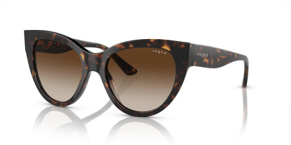 Vogue VO5339S Sunglasses Dark Havana / Brown Gradient