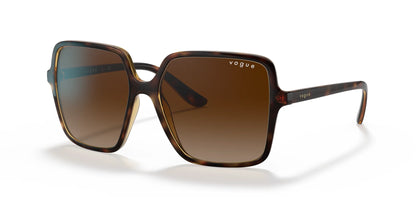 Vogue VO5352S Sunglasses Dark Havana / Brown Gradient