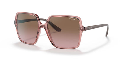 Vogue VO5352SF Sunglasses Transparent Coral / Violet Gradient Brown