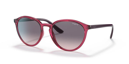 Vogue VO5374SF Sunglasses Violet Transparent / Pink Gradient Dark Grey