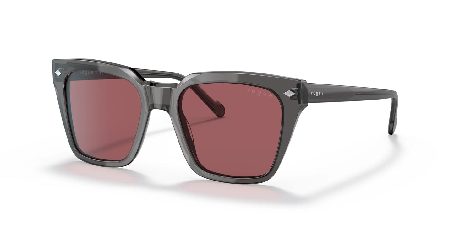 Vogue VO5380S Sunglasses Transparent Grey / Dark Violet