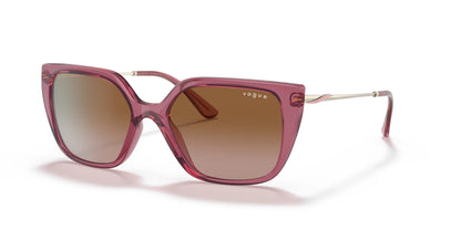 Vogue VO5386S Sunglasses Transparent Purple / Brown Gradient