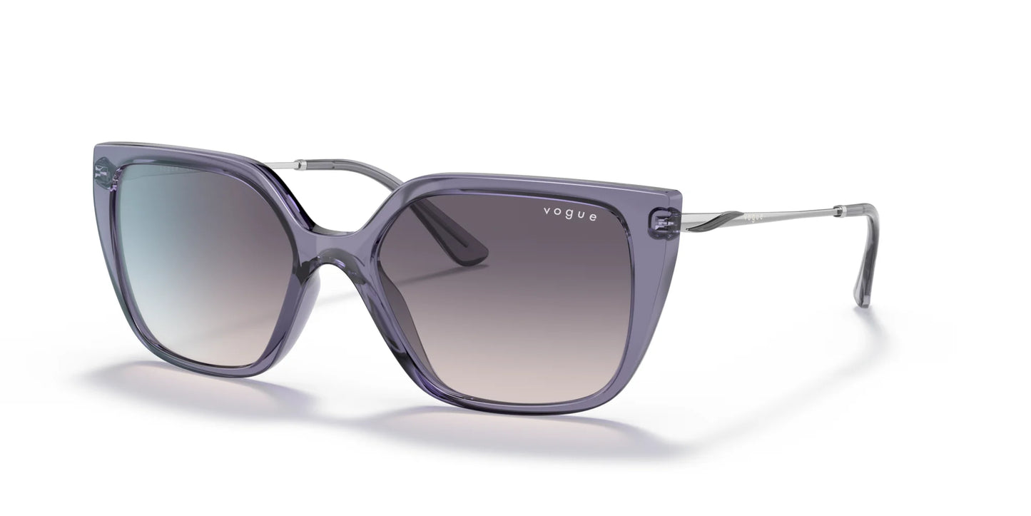 Vogue VO5386S Sunglasses Transparent Violet / Pink Gradient Dark Grey