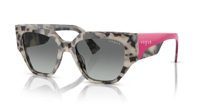 Vogue VO5409S Sunglasses Ivory / Beige Tortoise / Gradient Grey