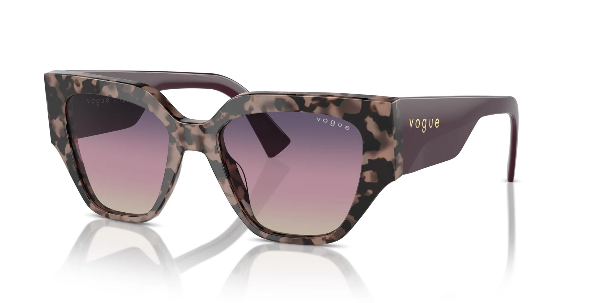 Vogue VO5409S Sunglasses Pink Tortoise