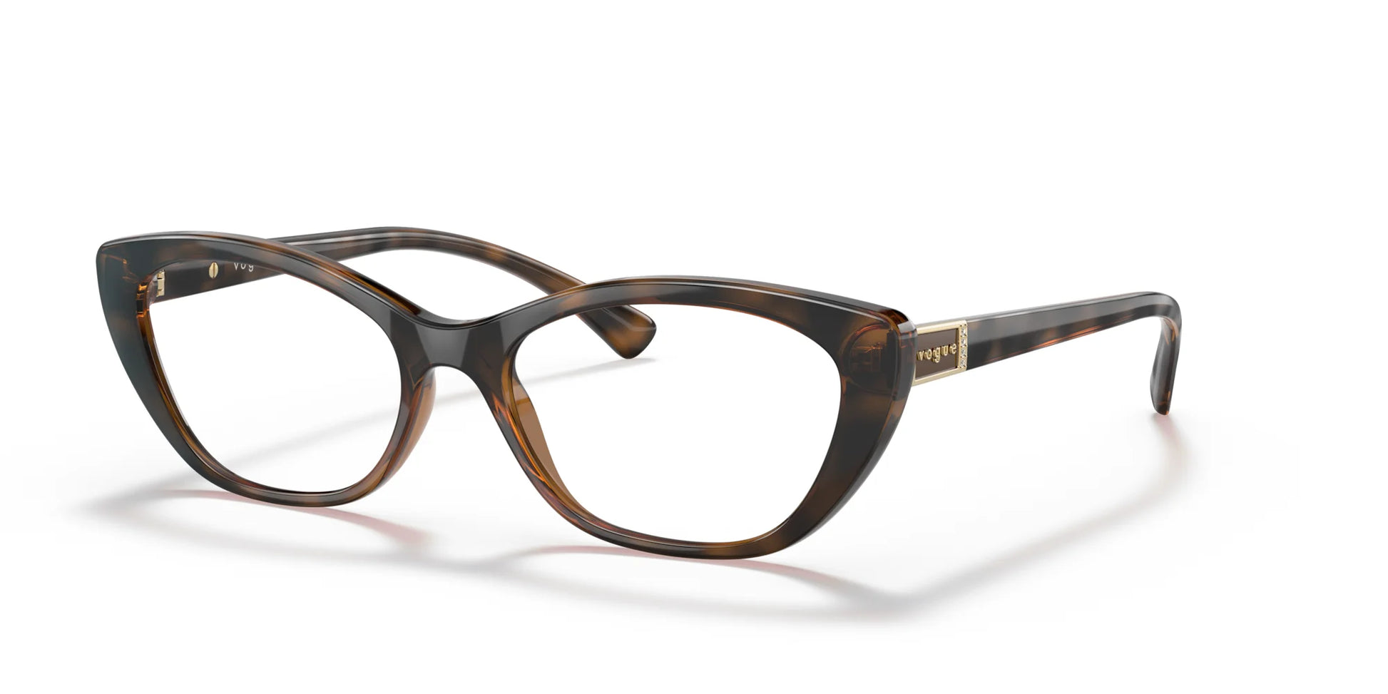 Vogue VO5425B Eyeglasses Top Dark Havana / Light Brown