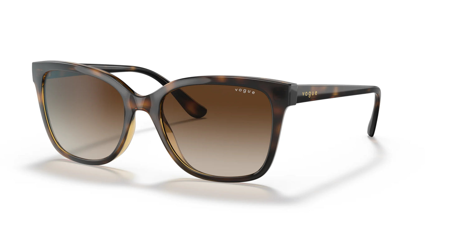 Vogue VO5426S Sunglasses Dark Havana / Brown Gradient