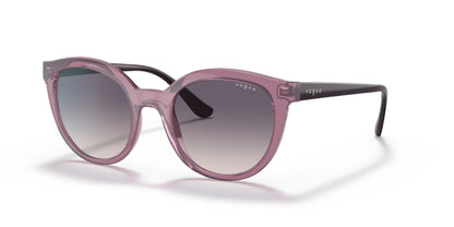 Vogue VO5427S Sunglasses Transparent Purple / Pink Gradient Dark Grey
