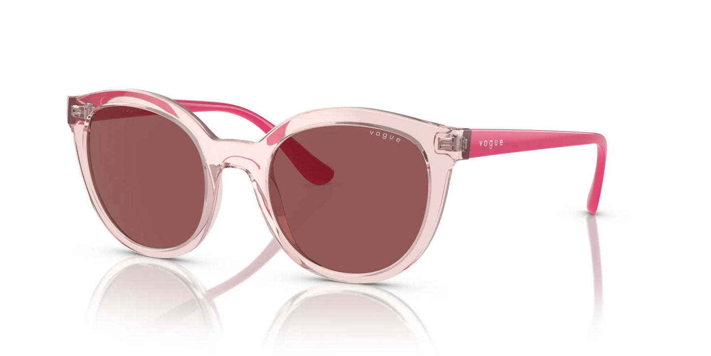 Vogue VO5427S Sunglasses Transparent Pink / Dark Violet