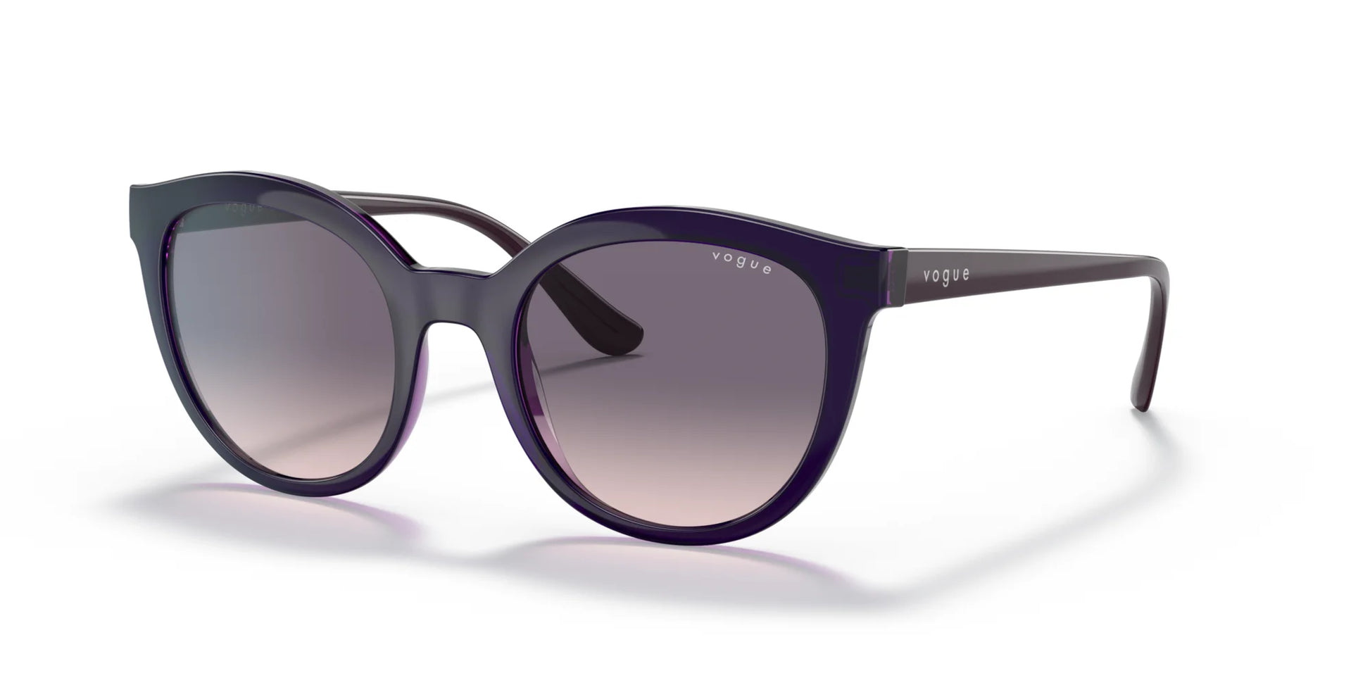 Vogue VO5427SF Sunglasses Transparent Purple / Pink Gradient Dark Violet