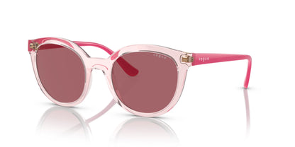 Vogue VO5427SF Sunglasses Transparent Pink / Dark Violet
