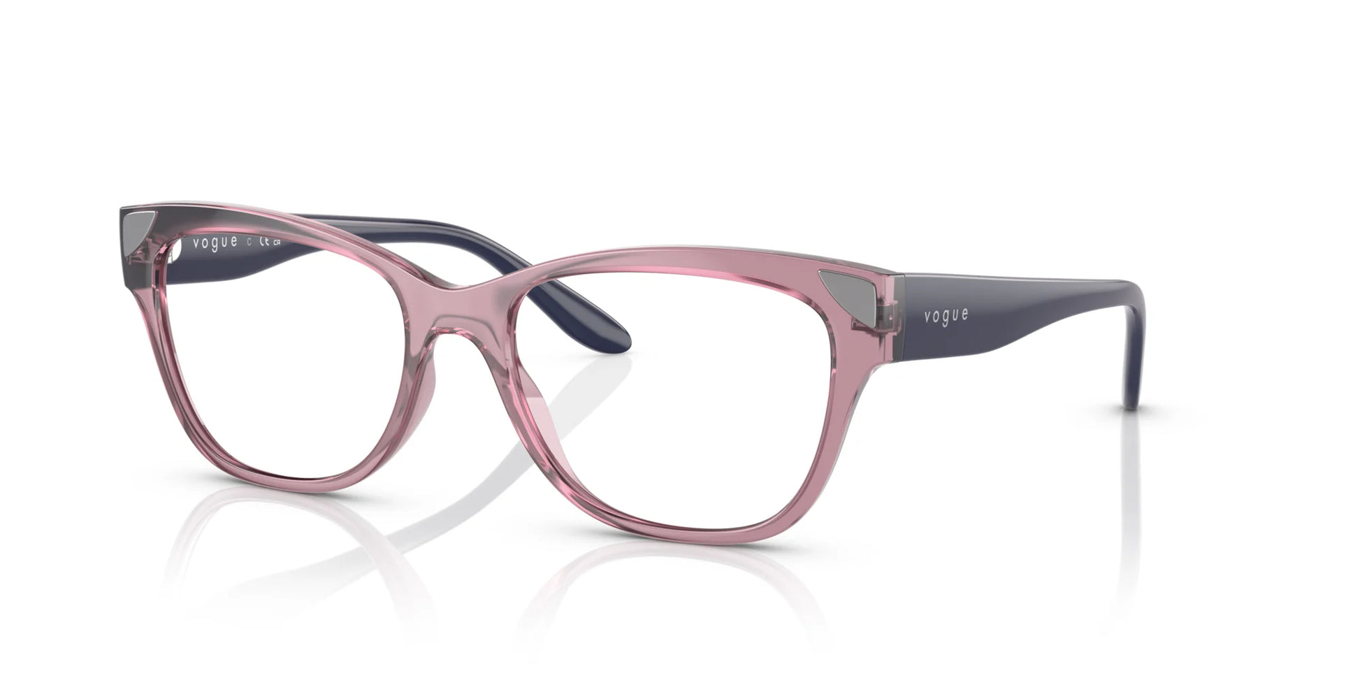 Vogue VO5454 Eyeglasses Transparent Dark Pink