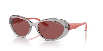 Vogue VO5456S Sunglasses Transparent Grey / Dark Violet