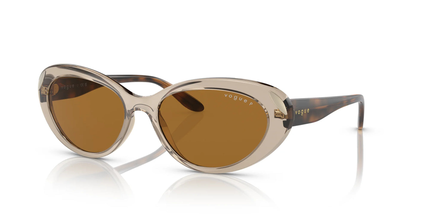 Vogue VO5456S Sunglasses Transparent Caramel / Bronze Polar