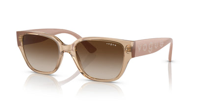 Vogue VO5459SB Sunglasses Transparent Light Brown / Gradient Brown