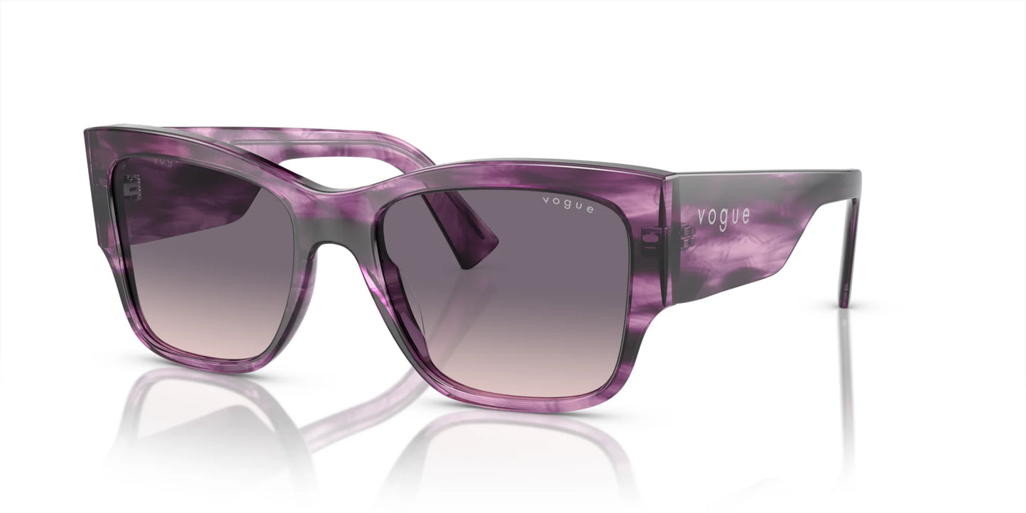 Vogue VO5462S Sunglasses Purple Havana / Pink Gradient Dark Violet