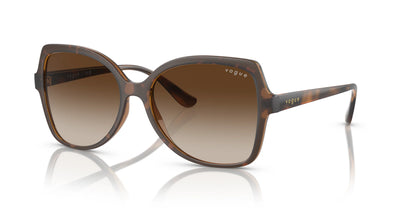Vogue VO5488S Sunglasses Top Havana / Transparent Brown / Gradient Brown