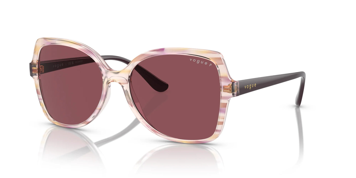 Vogue VO5488S Sunglasses Top Texture Violet / Pink / Purple Polar
