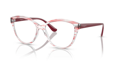 Vogue VO5489 Eyeglasses Top Texture Red / Transparent