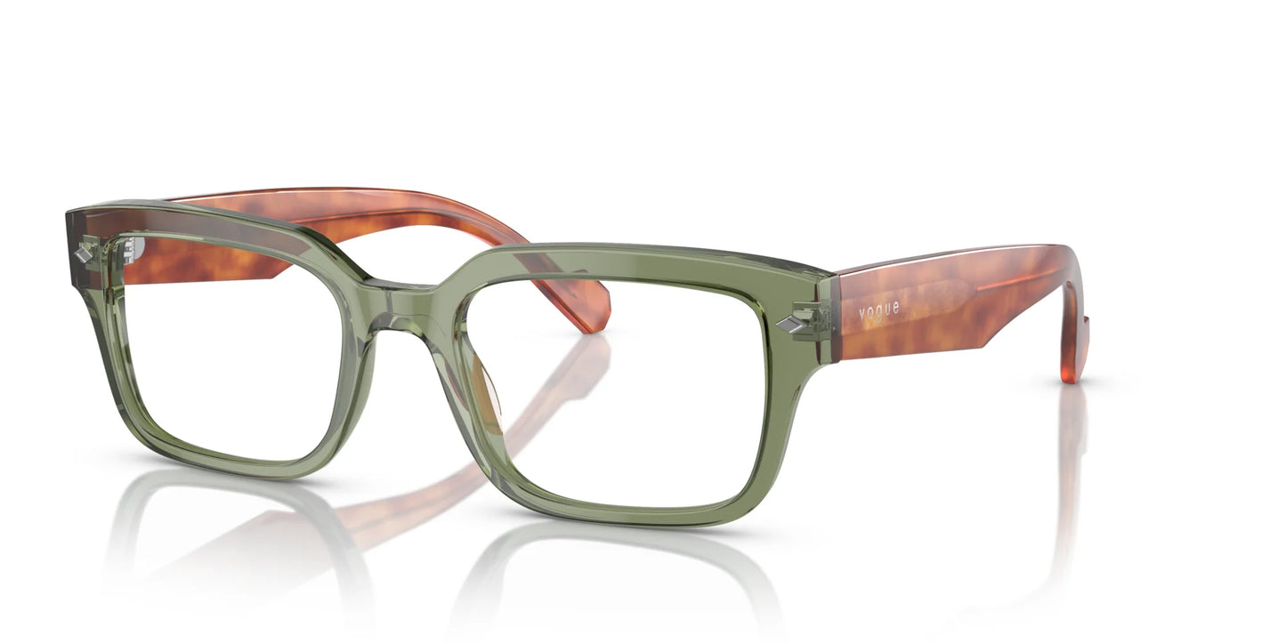 Vogue VO5491 Eyeglasses Transparent Green
