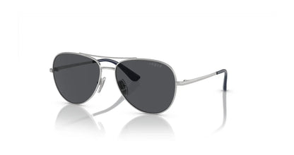 Vogue VJ1001 Sunglasses Silver / Dark Grey
