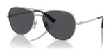 Vogue VJ1001 Sunglasses Silver / Dark Grey