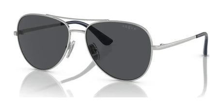 Vogue VJ1001 Sunglasses Silver / Dark Grey