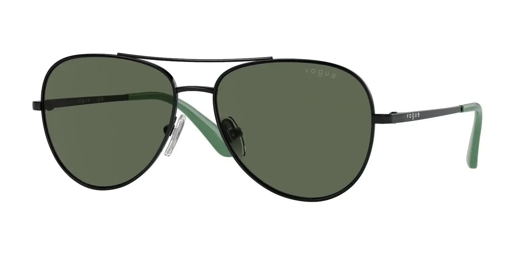 Vogue VJ1001 Sunglasses Black / Dark Green