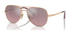Vogue VJ1001 Sunglasses | Size 49 / Rose Gold / Violet Mirror Silver Gradient (2N 39.4%) №51527A
