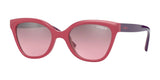 Vogue VJ2001 Sunglasses Top Opal Pink / Violet Mirror Silver Gradient