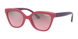 Vogue VJ2001 Sunglasses Top Opal Pink / Violet Mirror Silver Gradient