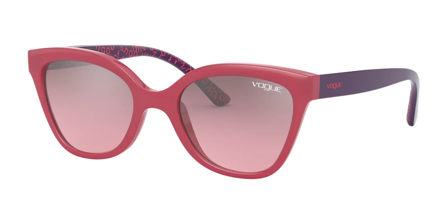 Vogue VJ2001 Sunglasses Top Opal Pink / Violet Mirror Silver Gradient