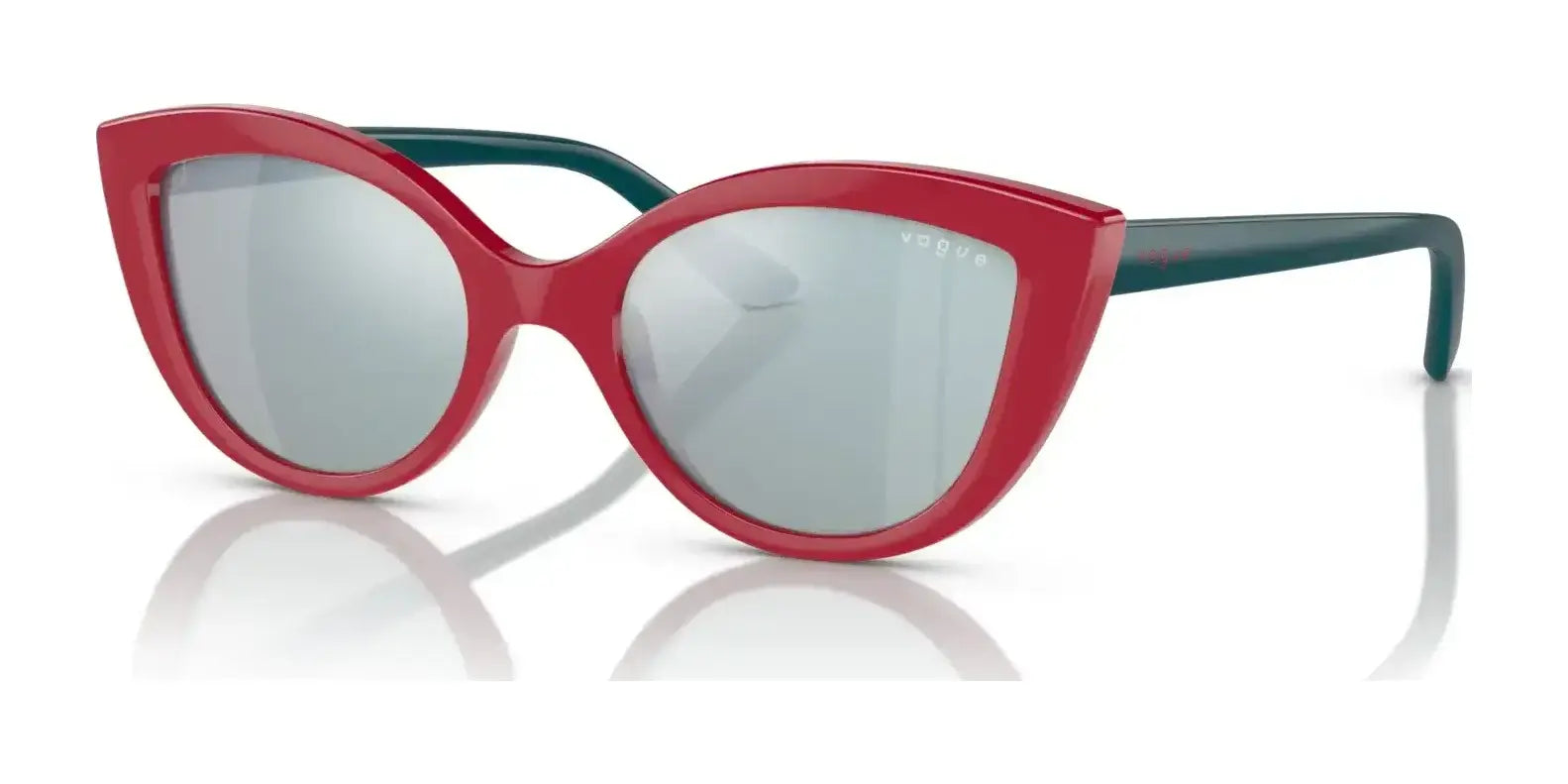 Vogue VJ2003 Sunglasses Top Red / Blue Mirror White