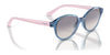 Vogue VJ2007 Sunglasses | Size 45 / Top Transparent Blue №28387B / Gradient Blue Mirror Silver (2N 32%)