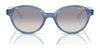 Vogue VJ2007 Sunglasses | Size 45 / Top Transparent Blue №28387B / Gradient Blue Mirror Silver (2N 32%)