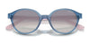 Vogue VJ2007 Sunglasses | Size 45 / Top Transparent Blue №28387B / Gradient Blue Mirror Silver (2N 32%)