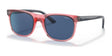 Vogue VJ2008 Sunglasses Red Transparent / Dark Blue