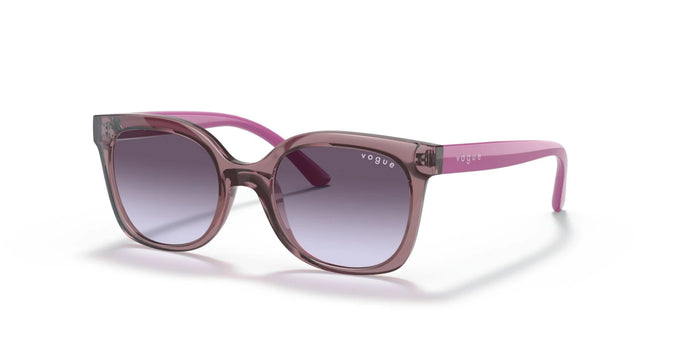 Vogue VJ2009 Sunglasses / Transparent Pink №28574Q / Violet Gradient Dark Grey (2N 22.9%) / Size 45